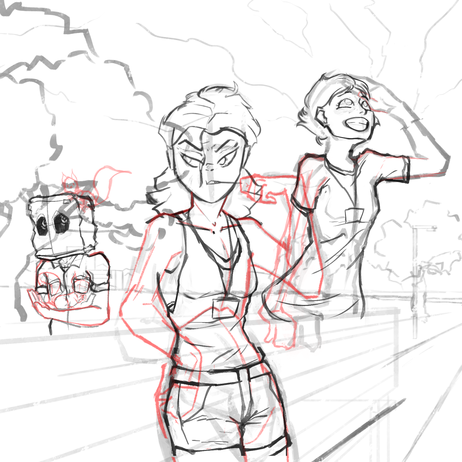 Kiwi, Sophia and Vinícius